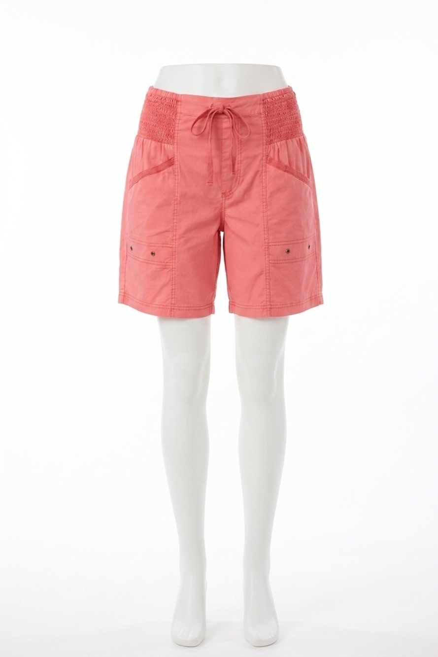 NEW XCVI gerta smocked waistband short in retrograde pigment